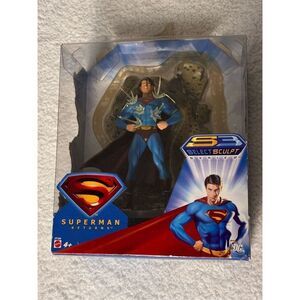 Mattel SUPERMAN RETURNS INVULNERABLE SUPERMAN/S3 Select Sculpt Series